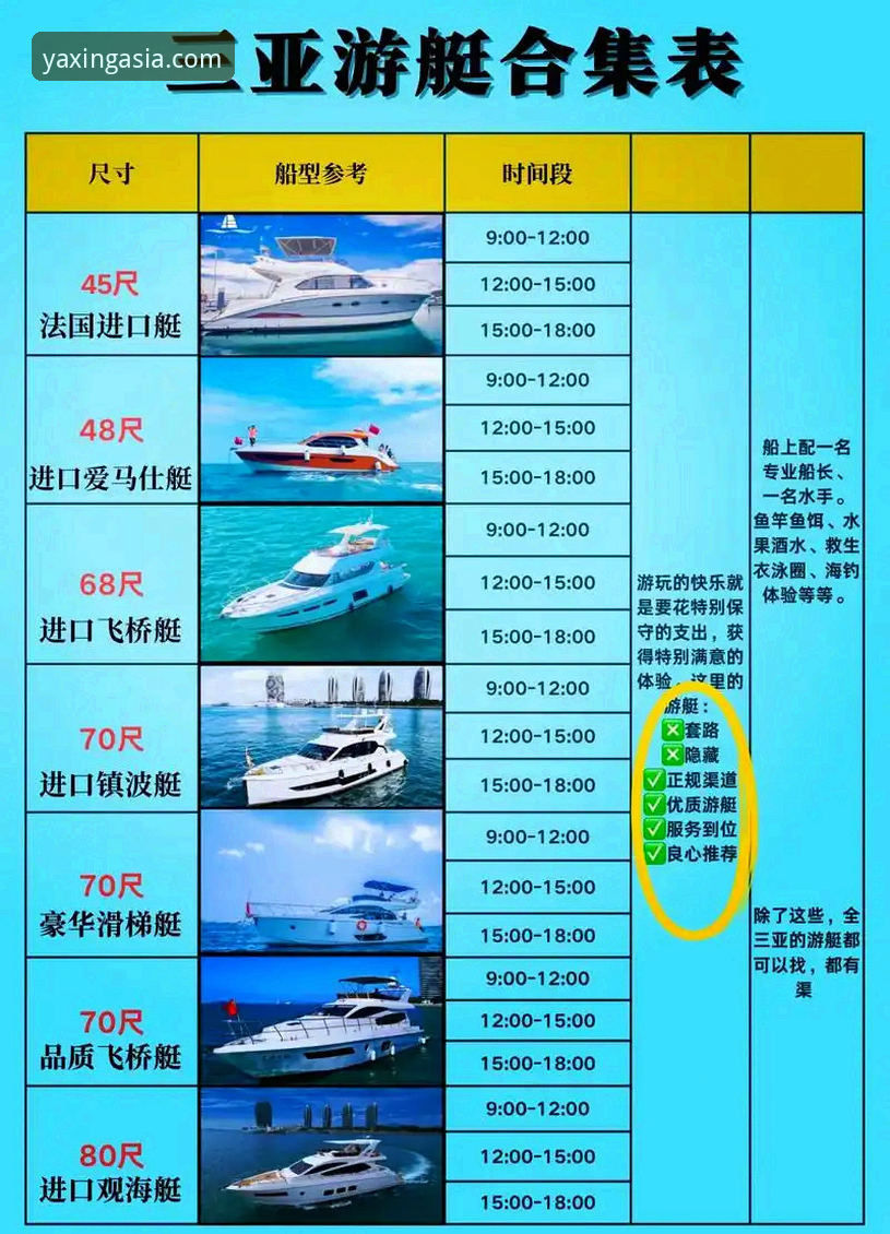 亚星游艇租赁价格 亚星游艇租赁价格实用指南:老用户分享必备知识